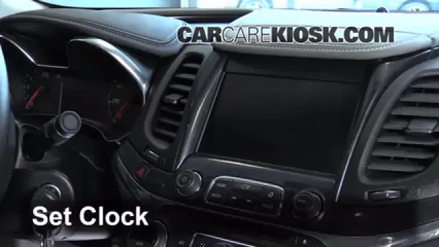 2014 Chevrolet Impala LT 3.6L V6 FlexFuel Horloge Régler l'horloge